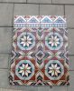 Antique floor tiles model: Art-deco ceramic motif tiles