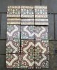 Antique floor tiles model: Jugendstil ceramic motif tiles