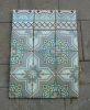 Antique floor tiles model: Jugendstil ceramic motif tiles