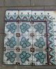 Antique floor tiles modell :Jugendstil ceramic motif tiles