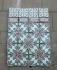 Antique floor tiles model: Jugendstil ceramic motif tiles