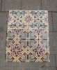 Antique floor tiles model: Jugendstil ceramic motif tiles