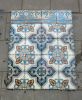 Antique floor tiles model: Jugendstil ceramic motif tiles