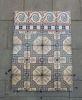 Antique floor tiles model: Jugendstil ceramic motif tiles