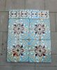 Antique floor tiles model: Jugendstil ceramic motif tiles