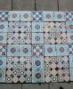 Antique floor tiles modell : Art-Deco ceramic motif tiles